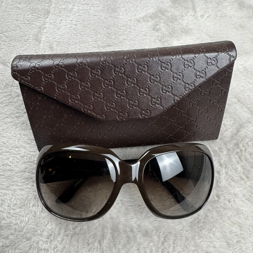 Gucci GG 3616/S CHOKHA Sunglasses Womens‎ 60-18-130 Black Preowned Case Included
